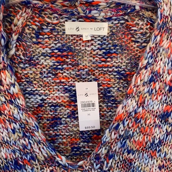 LOU & GREY MARLED V-NECK SWEATER - Picture 15 of 15